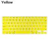 Copritastiera Colorato Morbido in Silicone per Apple Macbook Air Pro Versione USA Laptop