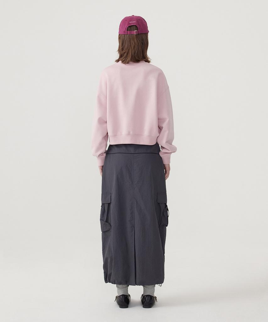 COVERNAT WOMAN Cooper Logo Sweatshirt Light Pink