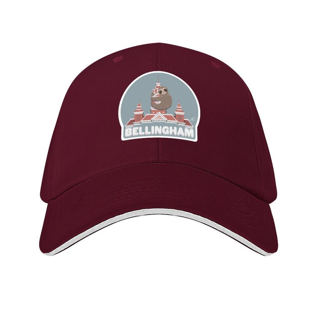 The Bellingham Sloth Baseball Cap Beach Hat Anime Beach Tea Hat For Man Womens