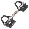 1 Pair Bicycle Self Locking Pedals Mountain Bike Lock Pedal Nylon Cycling Pedal with Cleat Accessory Compatible for SPD