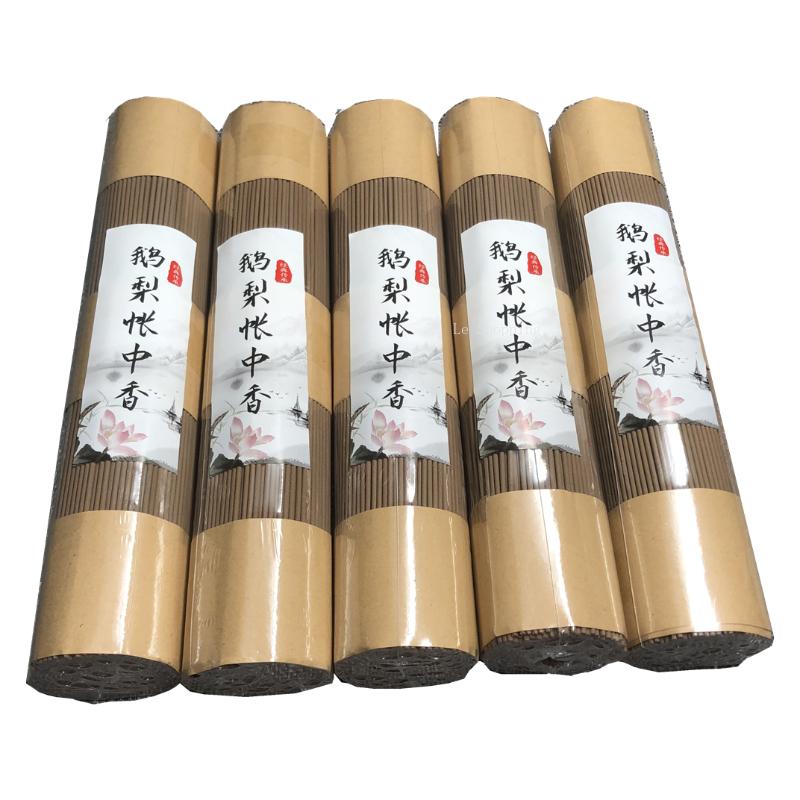 10g/50g Stick Incense Goose Pear Tent Incense Natural Material Agilawood Household Air Purification and Calming Joss Stick