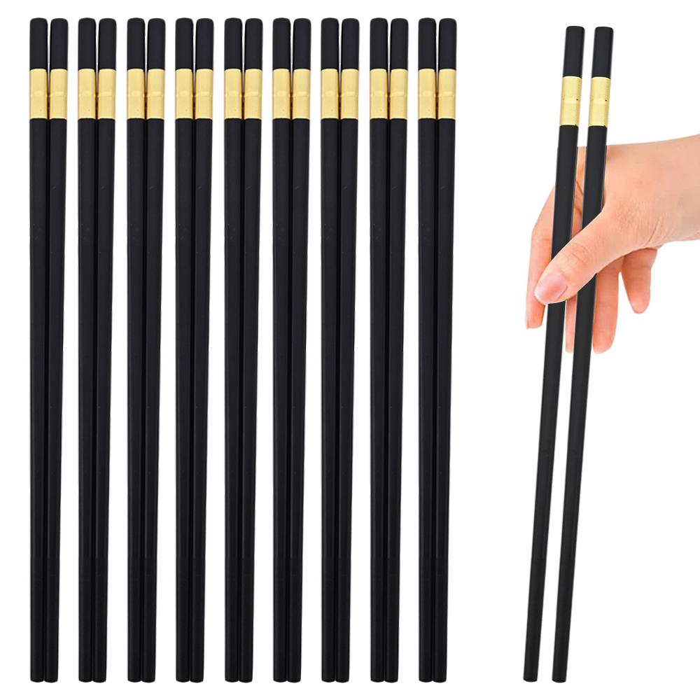 10 Pairs Chinese Japanese Chopsticks Sushi Sticks Korean Chopsticks Reusable Chop Sticks Kitchen Tableware Tool Accessories
