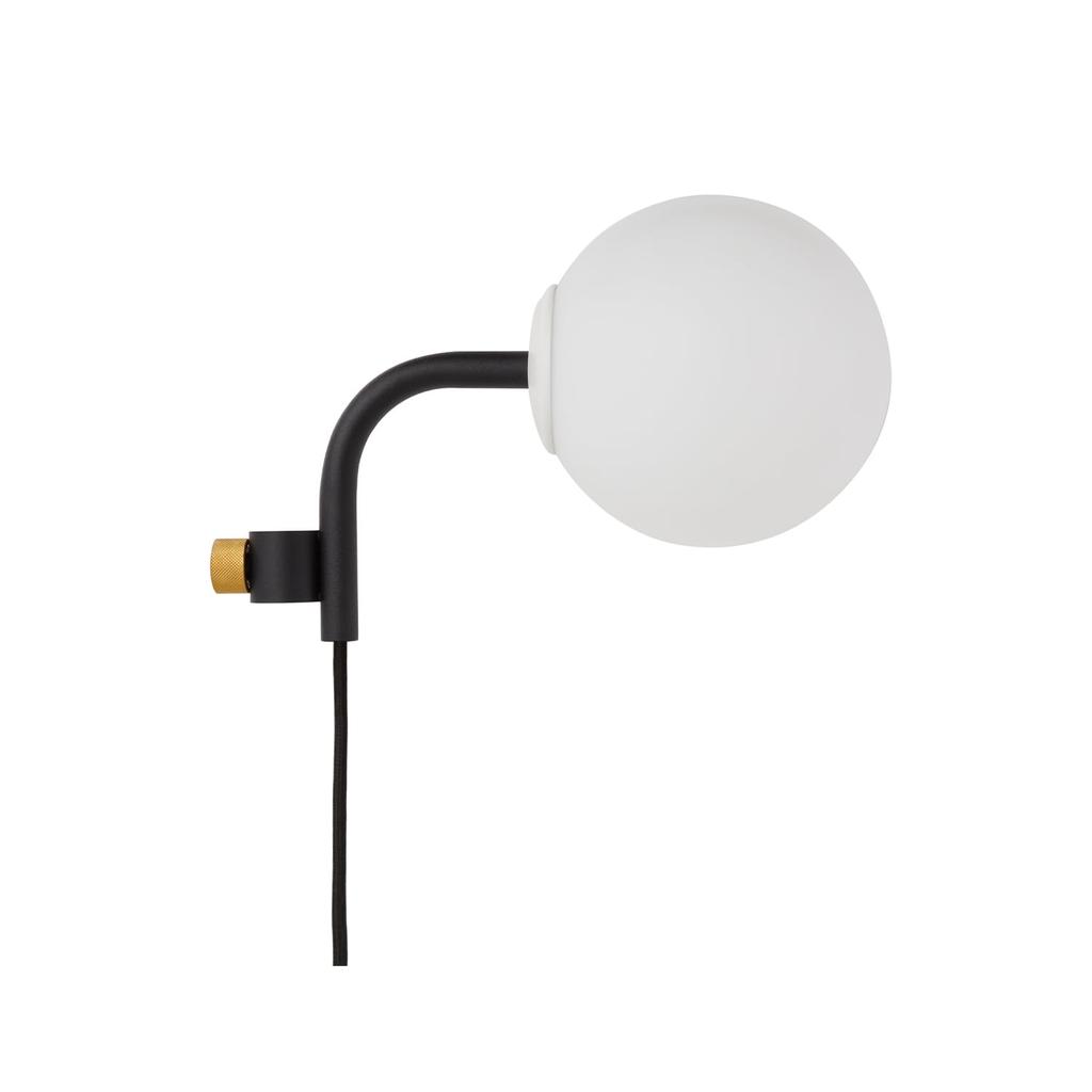 DRAW A LINE 024 Ball Lamp, Black, Vertical Only, Compatible with 001/002/003, D-BA-BK