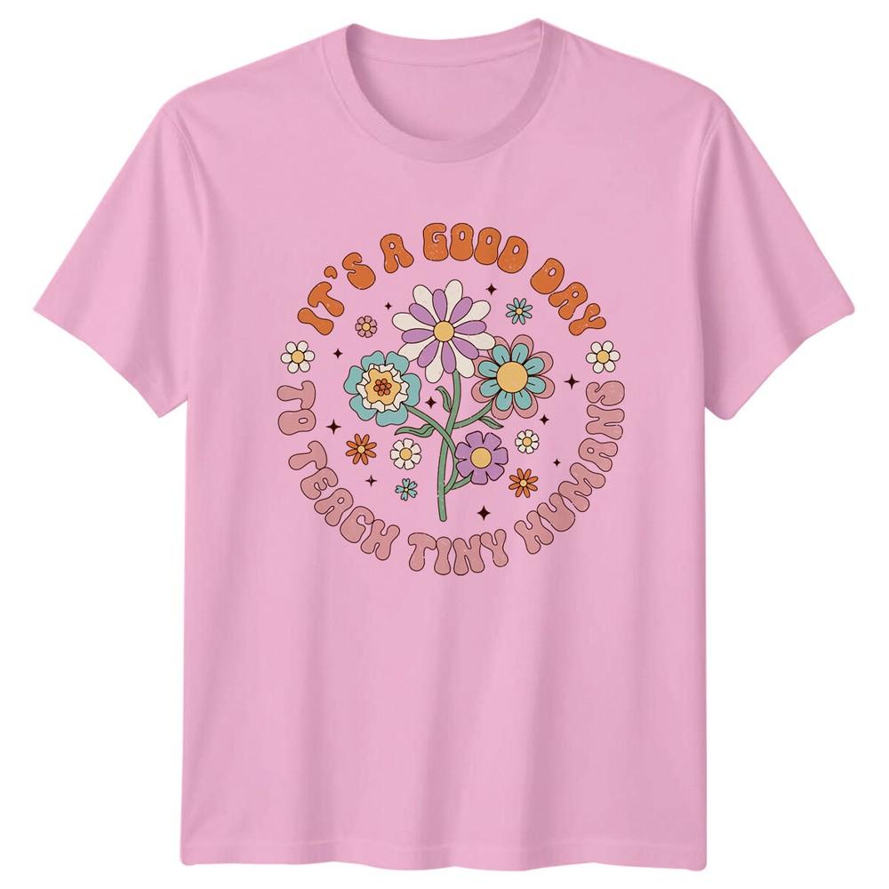 Its A Good Day To Teach Tiny HuUnisexs Teacher Floral TShirt c