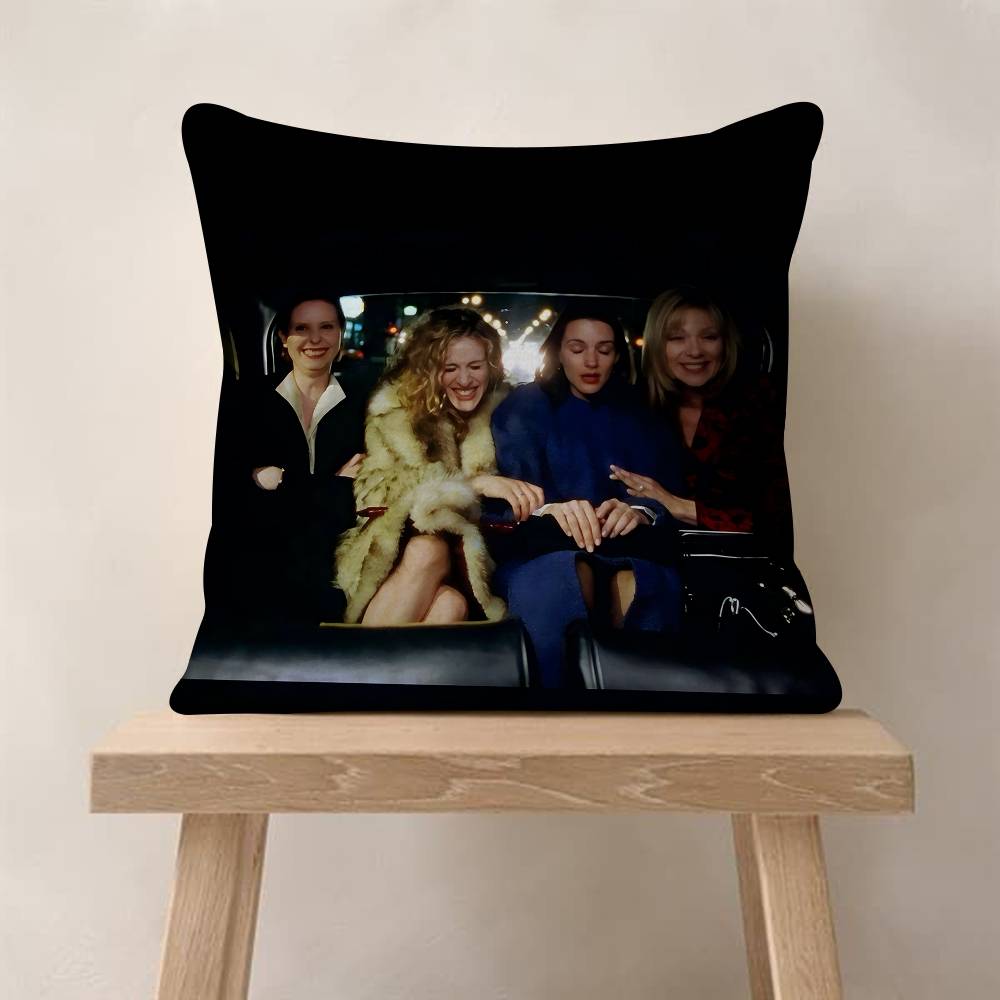 TV Series Sex And The City Anime Pillowcase Toon Gift Cushion Cover Bedroom Home Sofa Chair Seat Decor Pillow Case