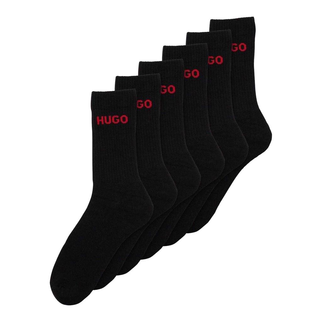 Hugo Boss Mens Crew Socks (Pack of 6)