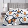Cute Cartoon Duck  Blankets Quality Soft Warm  Throw Blanket Autumn Kids Adult Home Decor Funny Bedspread
