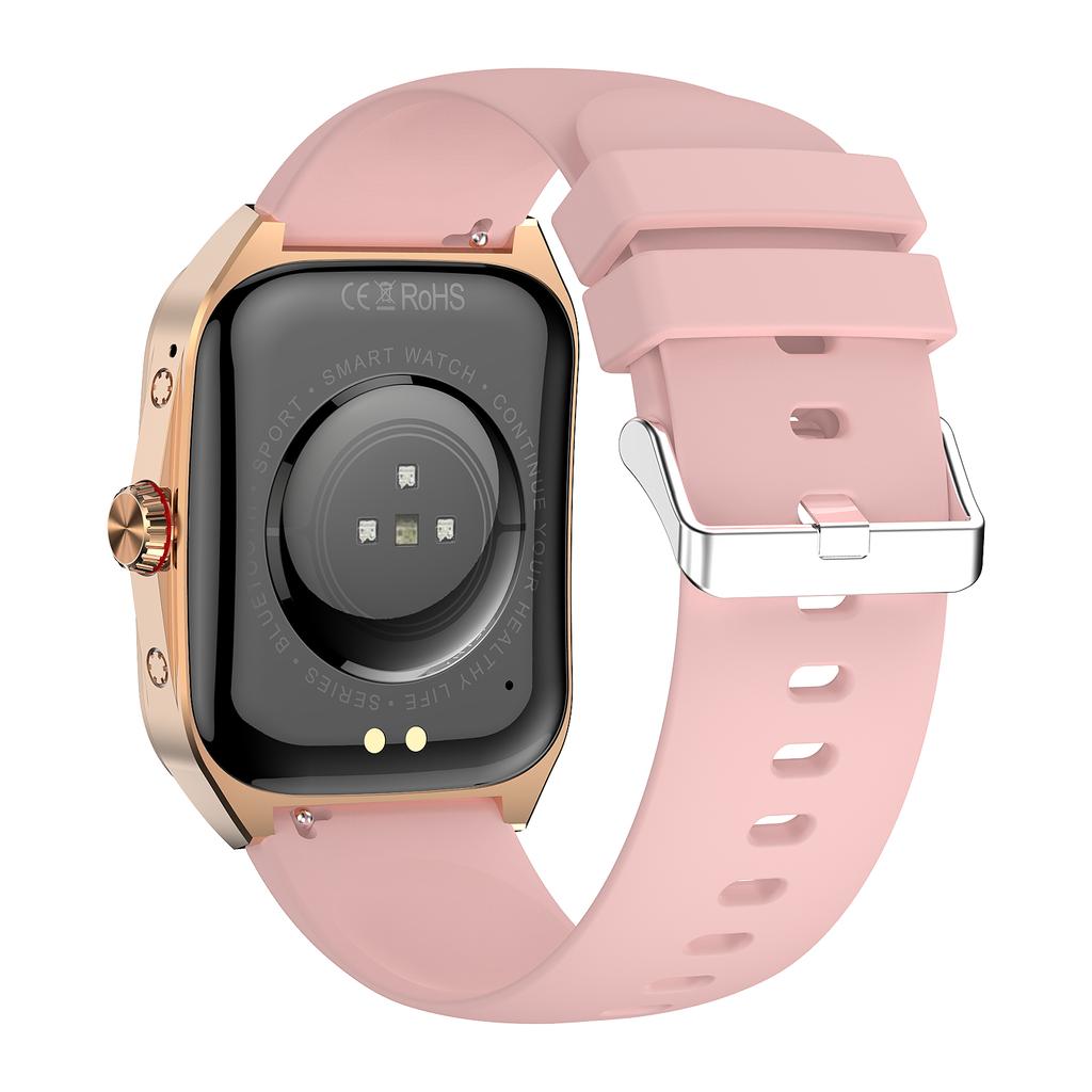 Rainbuvvy HK80 Smart Bracelet Android Smartwatch 128MB ROM 1.95inch AMOLED Full Touchscreen BT5.3 Long Standby Heart Rate Calories NFC Sports Watch