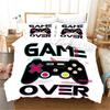 Play Games Bedings Sets White 3d Print Que Soft Duvet Cover Video Games for Boy Double Bed Linen Set Warm Comforter Cover for Ten Man