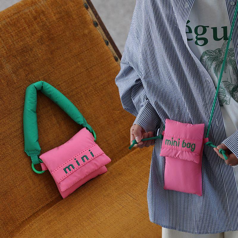 

Fanhuabuyu Милая сумка для мобильного телефона в студенческом нишевом стиле в корейском стиле Rose red mobile phone bag + Rose Red earphone bag