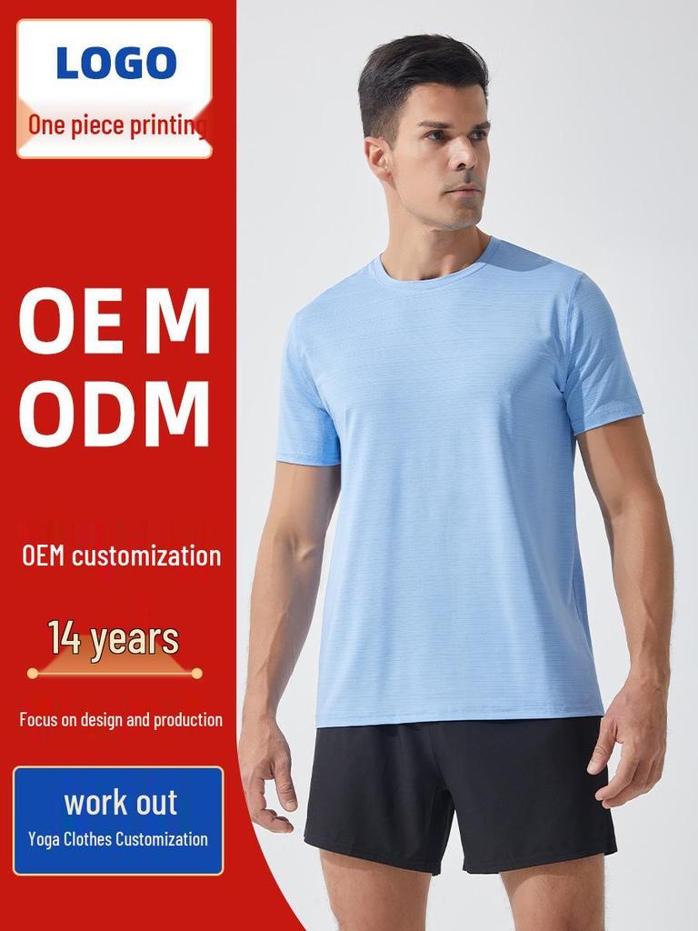 Men's Quick-Dry Breathable Loose-Fit Running T-Shirt