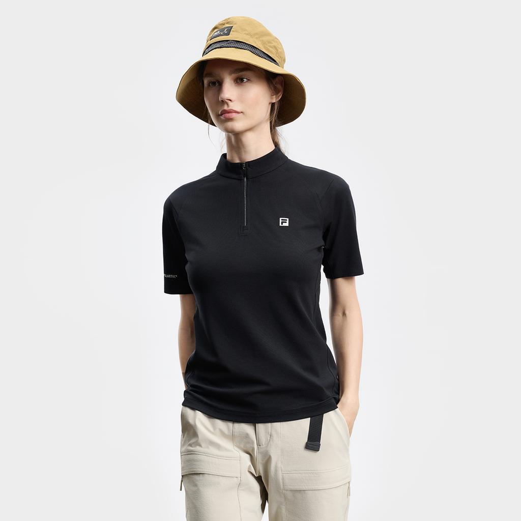 New FILA T Shirt Women's Pitch Black A11W437112FBK