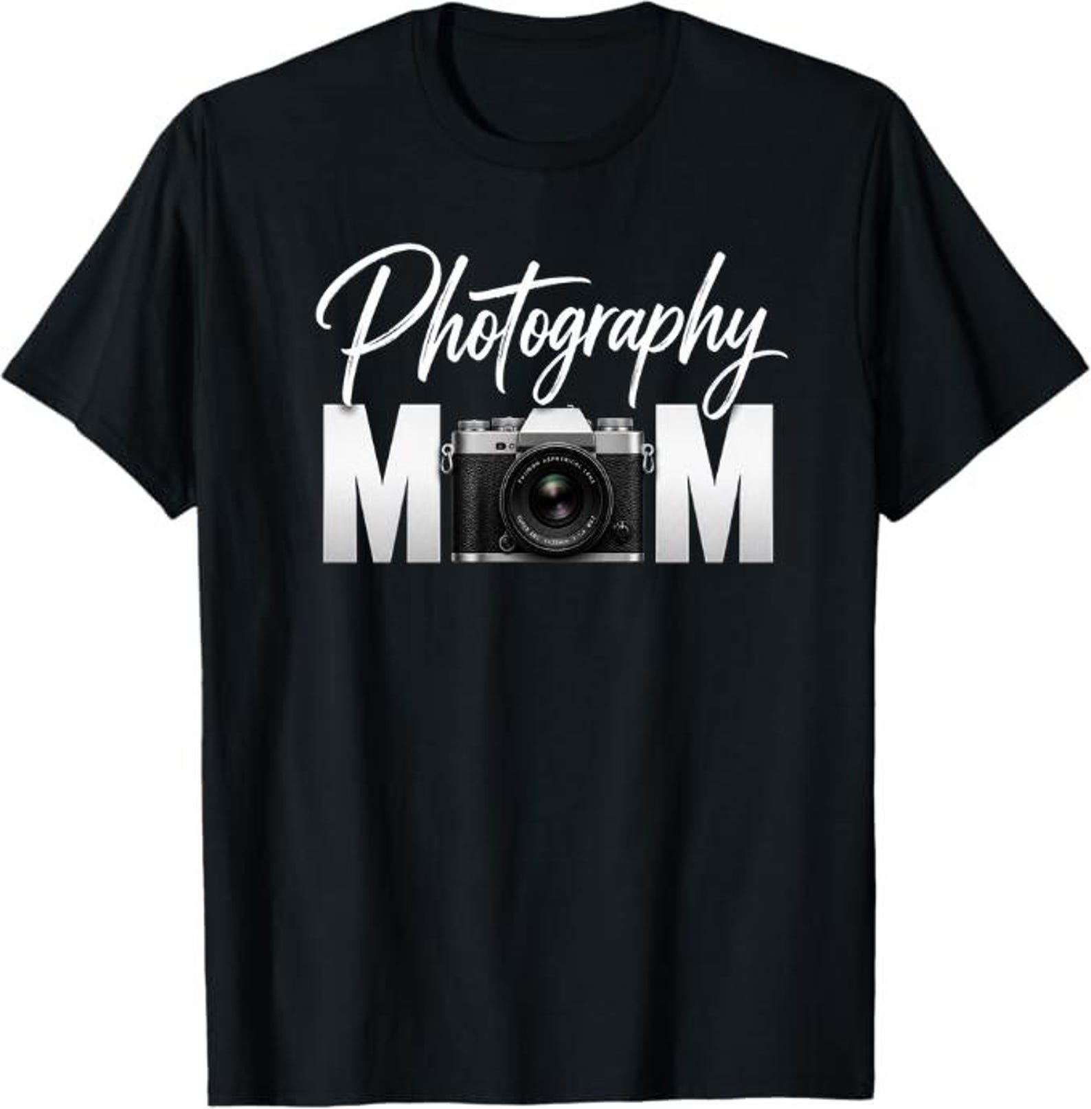 Photography Mom T-Shirt, Photographer Mom Gift, Camera Lover Graphic Tee, Photography Mama Shirt 3XL