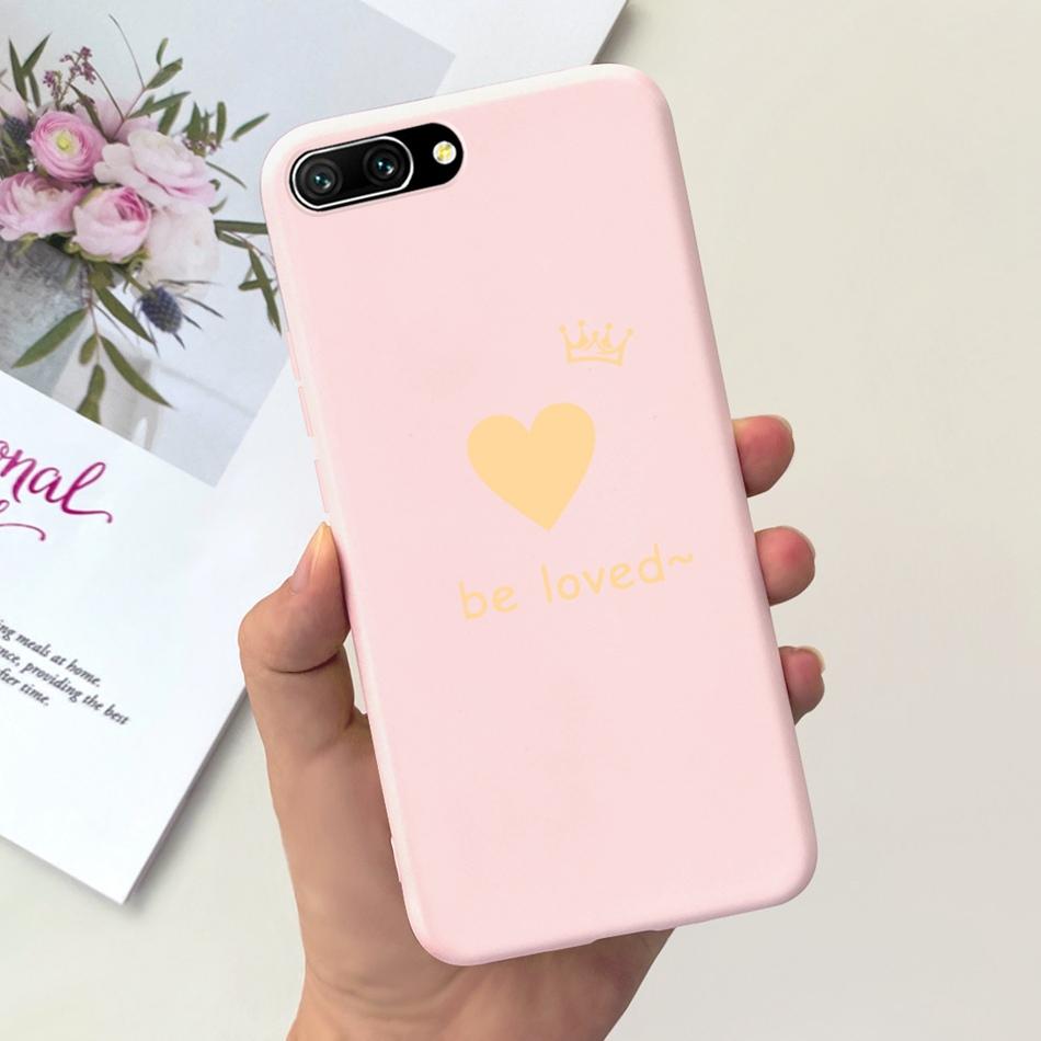 For Honor 10 Case Honor10 COL-L19 COL-L29 Fashion Moon Pattern Soft Silicon Protective Cover Phone Cases