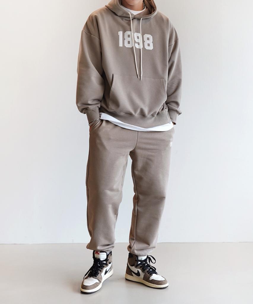 Deomail 1898 Garments Sweat Pants[Brown]