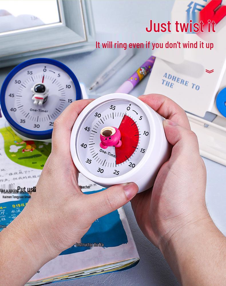 Silent Magnetic Kitchen Timer Alarm Clock for Children