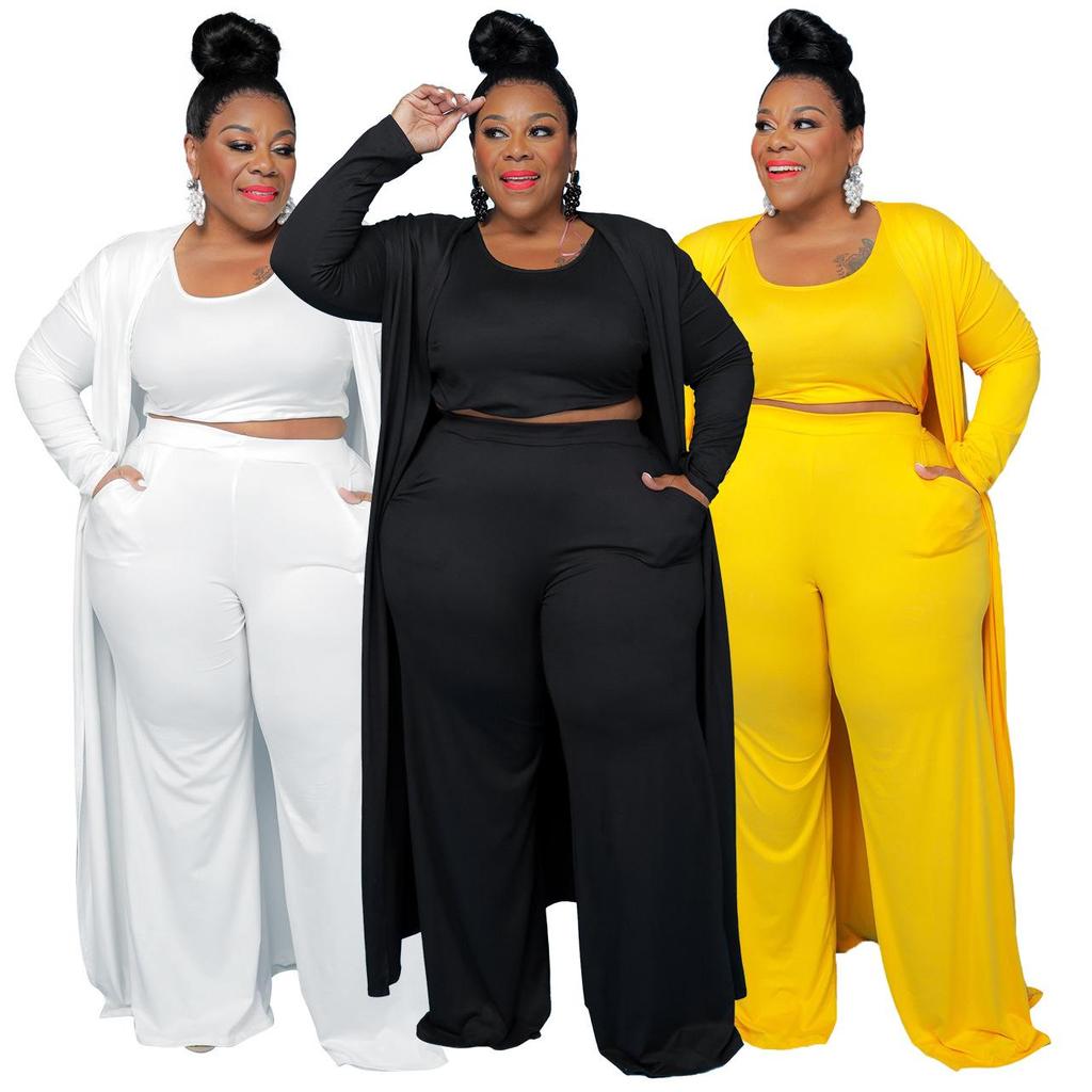Women's Casual Fashion Sports Home Robe Coat Three-piece Set - 2022 Autumn/Winter Collection