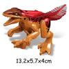 Jurassic World GROSSE Dinosaurier Spinosaurus Indoraptor Triceratop T-Rex Bausteine Charakter zum Zusammenbauen Weihnachtsgeschenk Spielzeug
