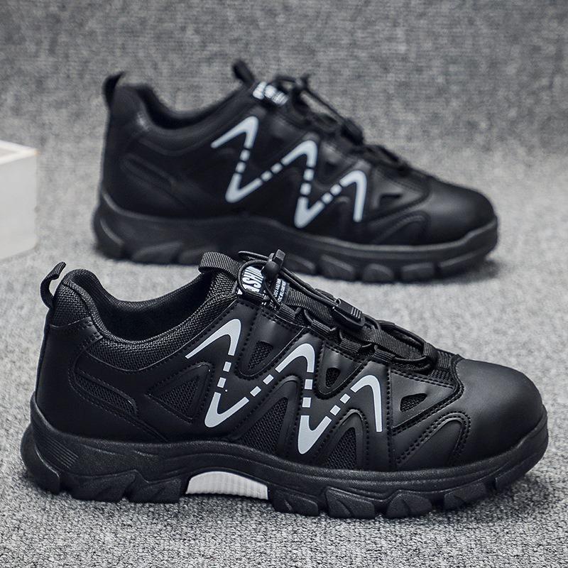 Autumn new men's shoes casual sports shoes men's outdoor hiking shoes large size trendy tooling shoes