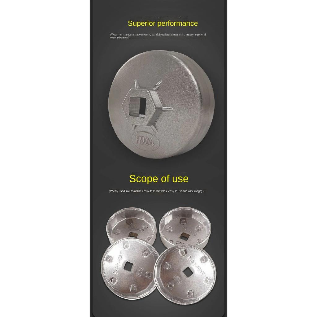 Maintenance Tools Bowl Type Filter Wrench Cover Type Oil Filter Disassembly Special Tools Auto Repair Cover Type Socket Wrench