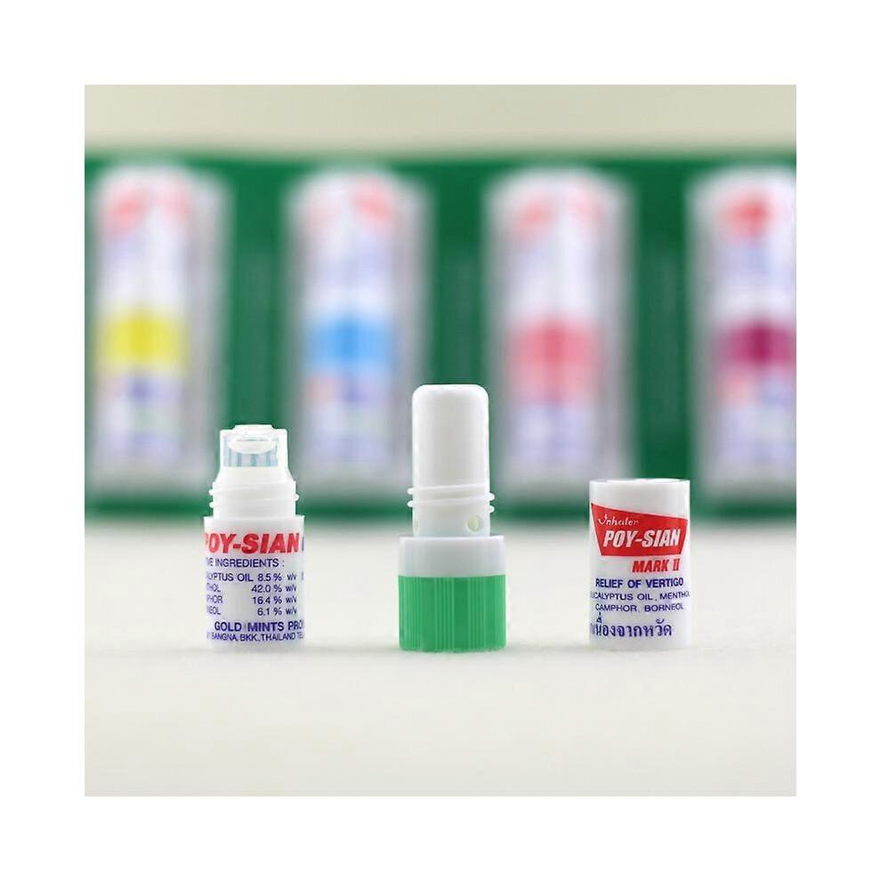 Thailand Eight Immortal Tubes Nose Refreshing Brain Bar Mint Tube Mint Tube Anti-sleeping Artifact