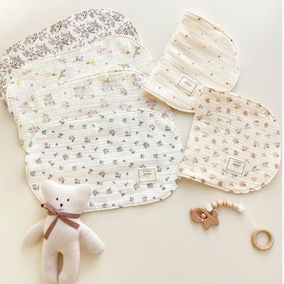 8-lagiges Gaze-Neugeborenen-Kissen Doppelseitig Atmungsaktiv Weiches Baumwoll-Handtuch Kissenbezug Bettwäsche Sommer Baby Kopfschutz