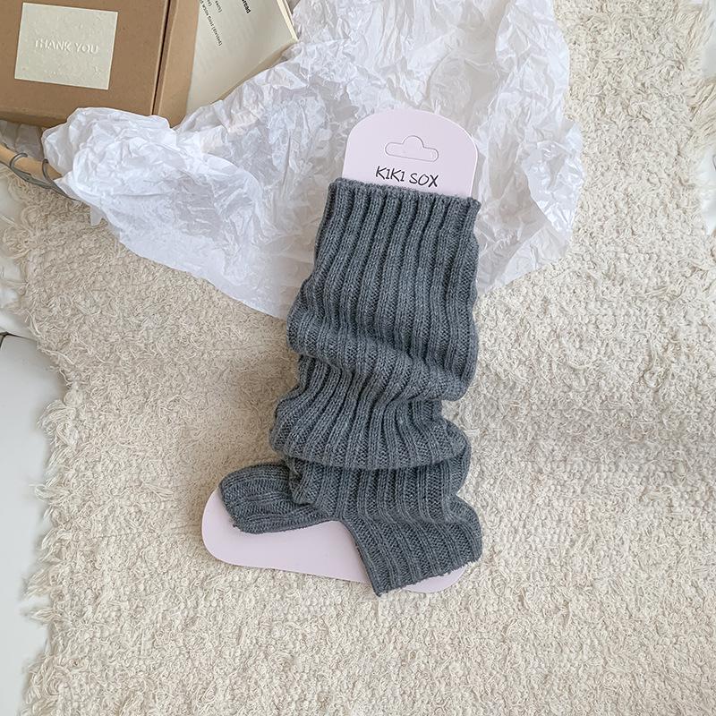 Jambiere de damă Y2K, tricotate larg, până la jumătatea gambei, pentru toamnă și iarnă