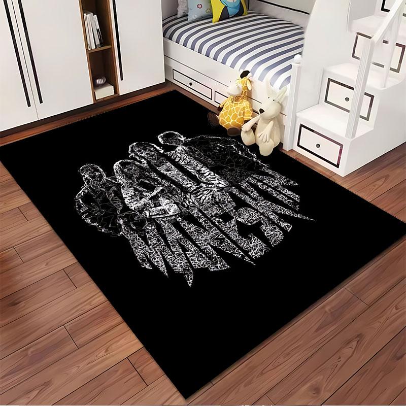 Maneskin Band Graphic Carpet suitable as a non-slip mat for the living room or bedroom sofa