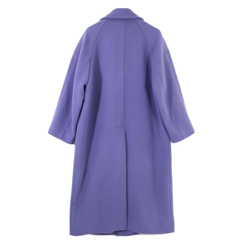 stunning lure 114290142200 Purple wool x cashmere single chesterfield coat coat 1 purpleUsed