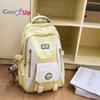 Burden-reducing All-match Female Large-capacity Letter Design Backpack Couple Leisure Backpack