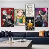1pc Anime Sakamoto Days Poster Sticker Print Waterproof Wall Art For Living Room Bedroom Home Decor
