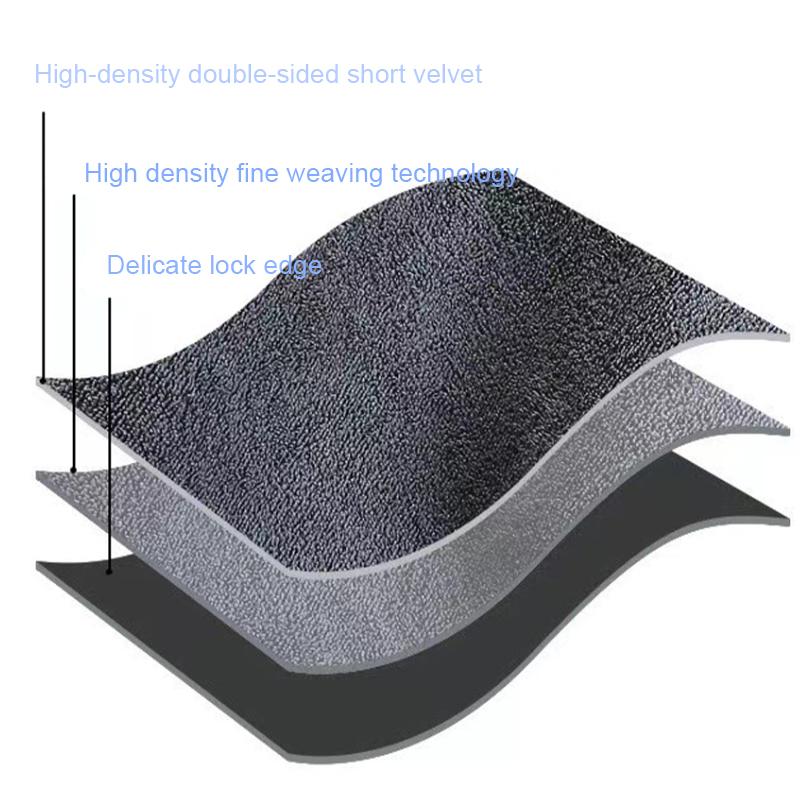 SEAMETAL Autowaschhandtuch 450GSM Mikrofasertuch Wasserabsorbierend Weich Trocknen Reinigungstuch Autopflege