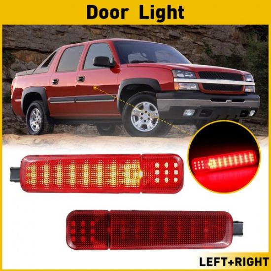 4PCS LED Door Courtesy Light For Chevy Silverado Suburban Tahoe GMC Sierra Yukon