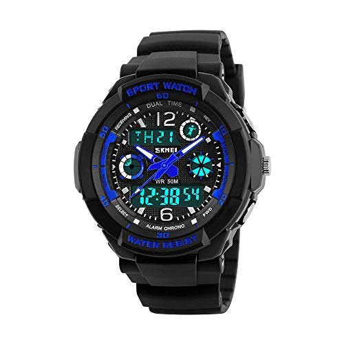 

Waterproof, Multi-Function Watch for Boys, Perfect for School Entrance, Birthdays, Christmas, and Sports. Includes Japanese Instructions. Includes Ana