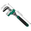 F-Type Pipe Vise Wrench with Extension Pipe Spanner Versatile Adjustable Wrench  Plumbing Repair