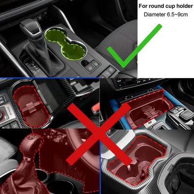 Extension Porte-gobelet de Voiture Porte-gobelet de Voiture avec Base Réglable Accessoires d'Intérieur Support à Boissons pour Bouteilles Larges