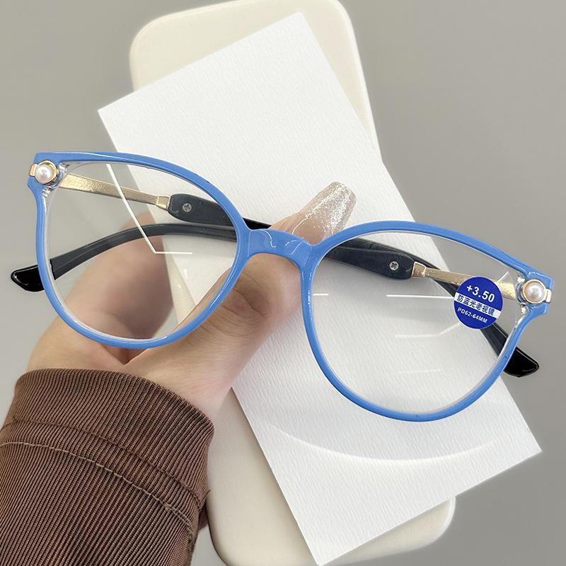 Pearl Reading Glasses For Women Fashion Pearl Presbyopia Eyeglasses Female Elderly Computer Reader +1.0 +1.5 +2.0 +2.5
