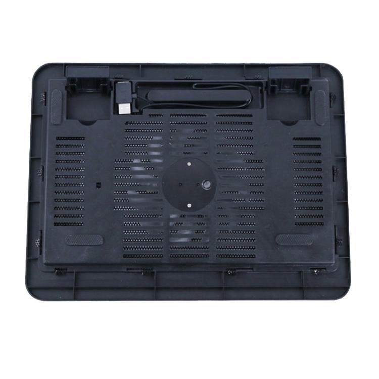 N19 USB Powered Portable Silent Fan Laptop Cooling Pad Stand (Black)