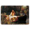 Lady of Shalott Klassischer Kunstdruck  Nach Waterhouse inspiriertes Poster Perfekt für Wohnzimmer  Schlafzimmerdekoration Ungerahmt in Reproduktion