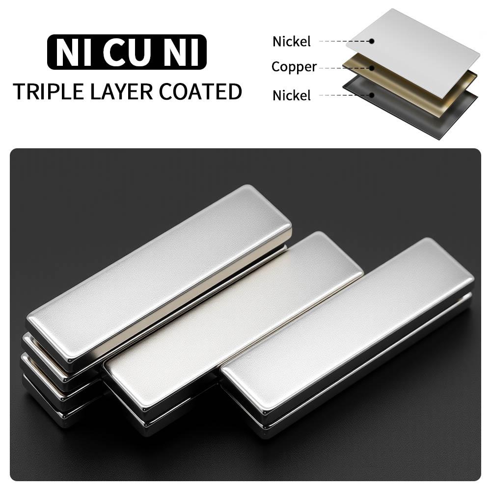 60x20x5mm Ισχυρός Μαγνήτης Νεοδυμίου N35 NdfeB Μόνιμος Μαγνητικός Κύβος Εξαιρετικά Ισχυροί Μαγνήτες Ψυγείου DIY