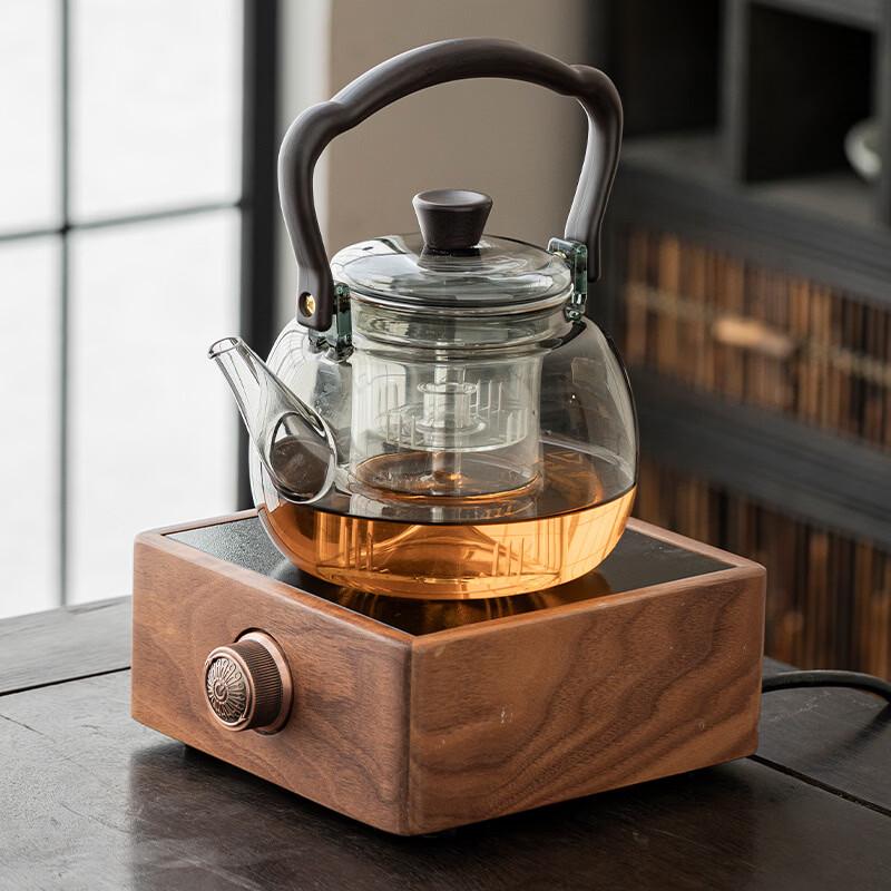 Chaxun Walnut Wood Electric Ceramic Stove