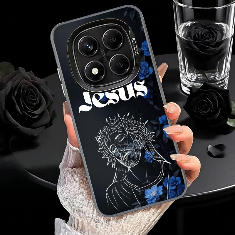 God Jesus Pray Cross Bible Soft Phone Case for Xiaomi Redmi Note 13 14 15 Pro Plus 12S 12 11S 11 11T 10S 10 Shockproof Cover Bac