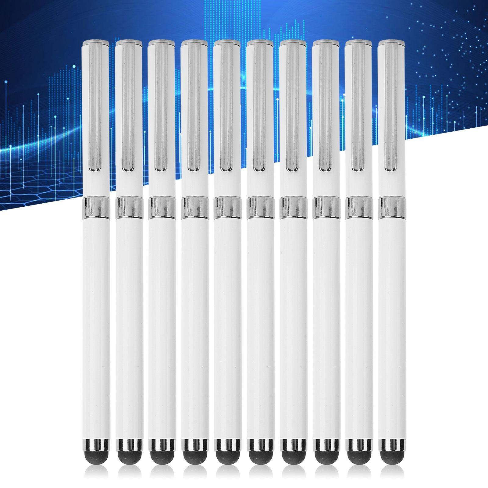 10Pcs Capacitive Metal Ballpoint Pens Computer Accessories