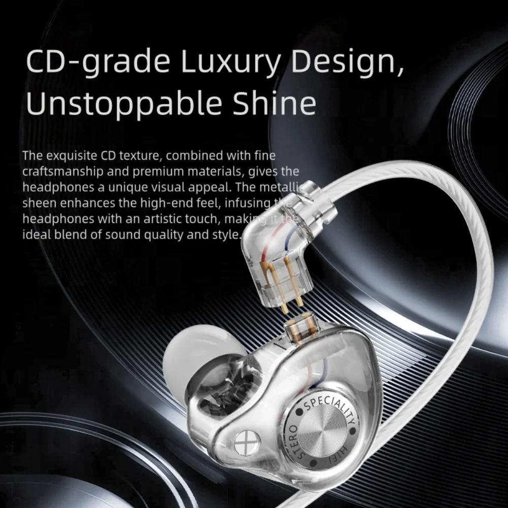 HiFi 3 5mm Detachable InEar Headphones with Volume Control Noise Isolation Earbuds for Gaming and Music Listening