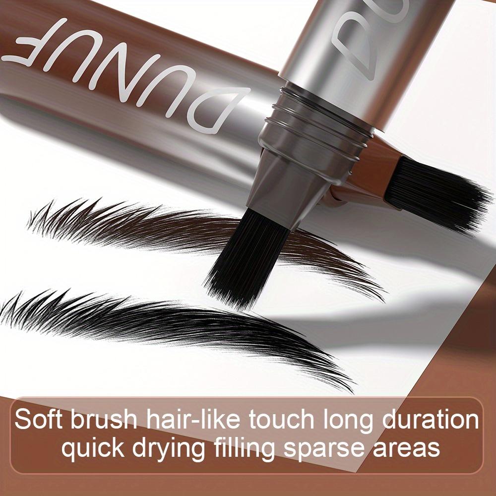 Brow Tint Dye with Brush Applicator – Fine Dye-by-Roots Formula for Long-Lasting, Natural, Fluffy Brows – Waterproof, Smudge-Proof