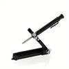 Multi-function Scribing Tool Aluminum Alloy Scribe Tool Carpentry Graffiti Line Measuring Hand Tools with Deep Hole Pencil