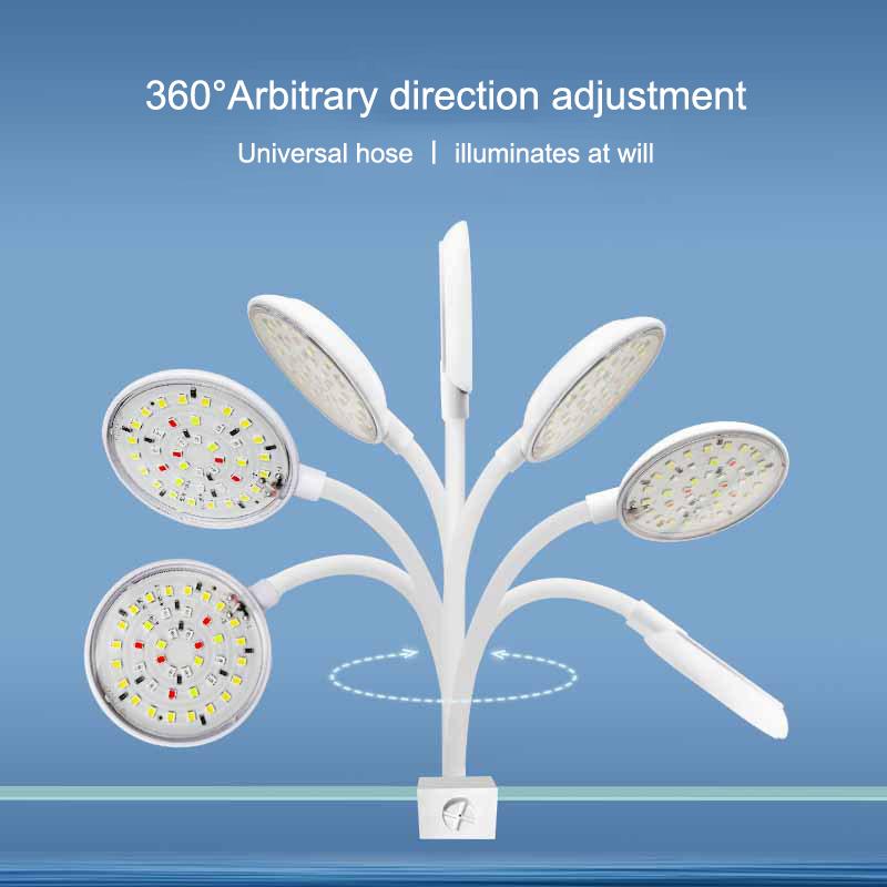 Usb Aquarium Led Lamp Fish Tank Light Decor Aquatic Plant Multiple Modes Dimmable Lightness Full Spectrum Mini Clip Light