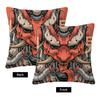 Oni Mecha Japanese Oni Polyester Cushion Cover For Sofa Chair Decorative Soft Pillow Cover Pillow Covers Decorative