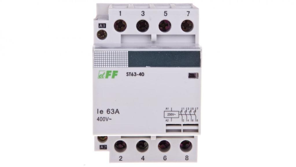 Contattore modulare 63A 3NO 1NC 230V AC ST63-31