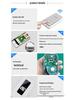 Self-Powered Waterproof Doorbell with Adhesive Backing - No Installation Required, Easy to Use.